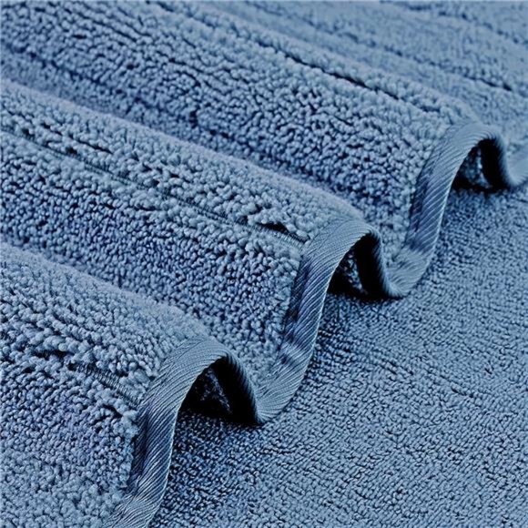 Oversize, 60 x 30 in., Quick Dry  Microfiber Bath Towel Set, 6 Piece - Picture 5 of 6